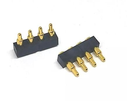 Starker Pogo Pin USB-Anschluss Gold beschichtet Lötung Wasserdicht 2 Pin