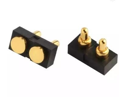Kraftvolle magnetische wasserdichte Pogo-Pins USB-Anschluss 2-Pin-Goldplattierte Lötmaschine
