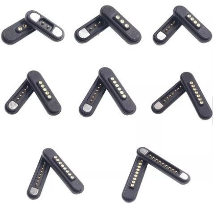 12A POGO-Pin-Anschluss mit rechten Winkel