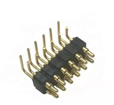 Messing-Federproben mit rechten Winkel Pogo-Pins Anschluss magnetisch 1 bis 4 Pin