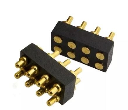 5p 12p Frühlingstest Probe Pogo Pin On Connector Gold beschichtet Messing Pogo Pin 15mm