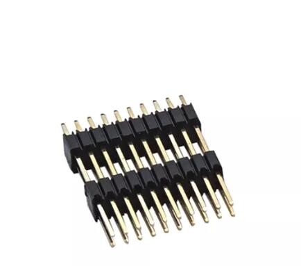 1.27mm Pitch 8 Pin POGO Pin Connector Federladen Kopfhüll Steckdose PCB Einzelreihe