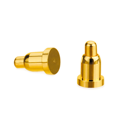 Messing-C3604 geplattierte, mit Feder beladenen POGO-Pins 1P, wasserdichtes Pogo-Pin-Anschluss