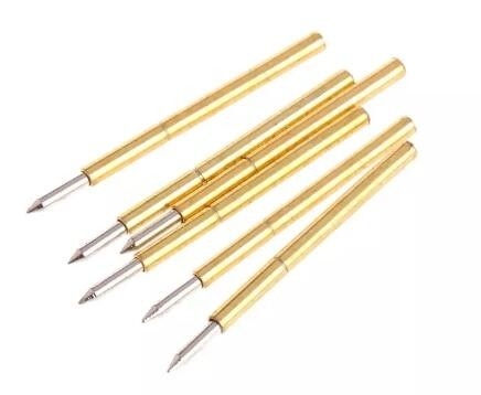 15A 4mm Messingsonde POGO Pin Dip Goldplattiert Hochstrom