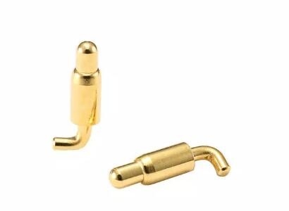 Gold-Rechtwinkel-POGO-Stift-Brass-Spring-geladener Stiftanschluss für Heizungselemente